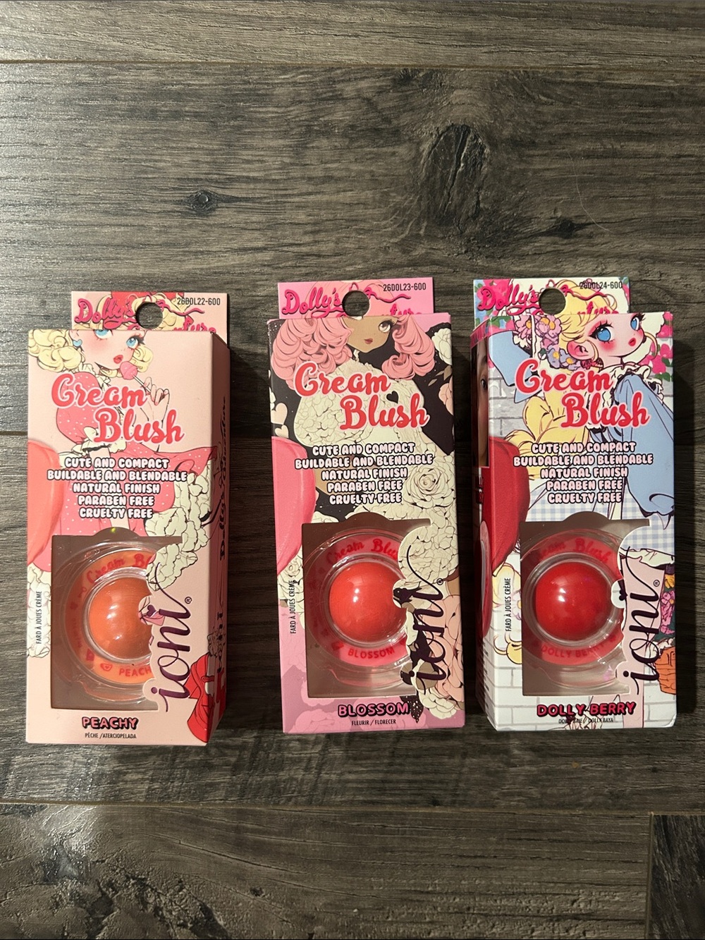 Ioni Dolly’s Adventure Cream Blush Set NEW